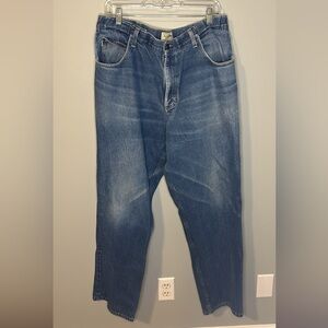 Vintage L.L. Bean Men's Dark Blue Straight Jeans